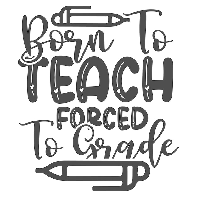 Teacher Svg Design