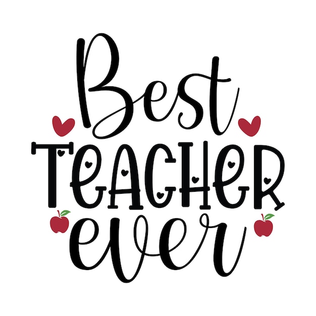 Teacher SVG Design