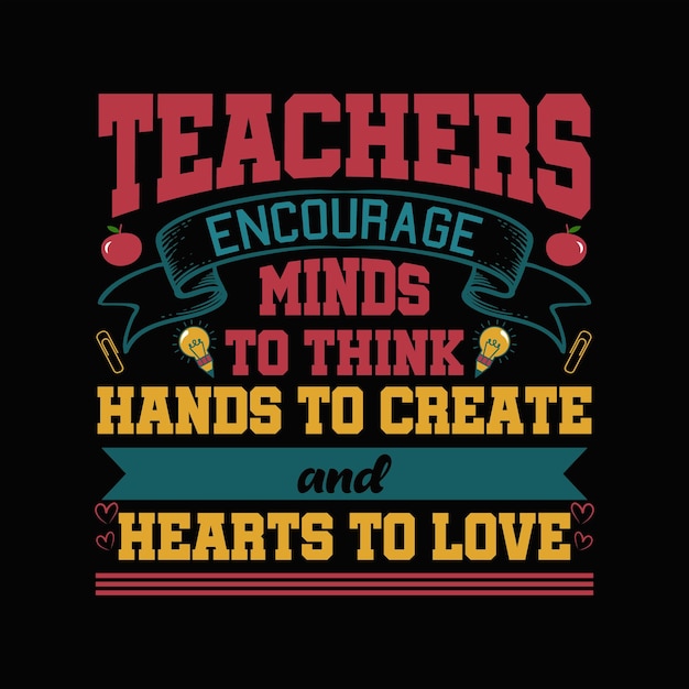 Teacher T-shirt Design