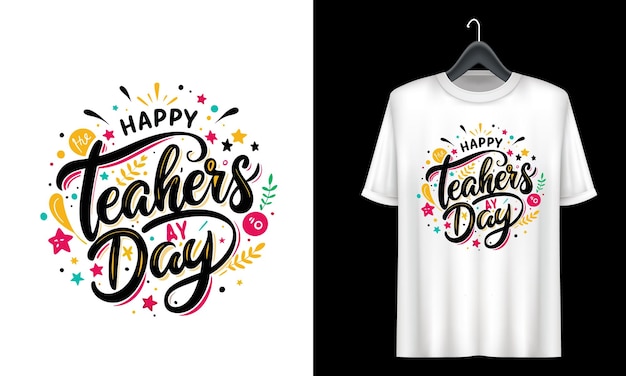 Teachers Day T shirt Teacher typography simple design