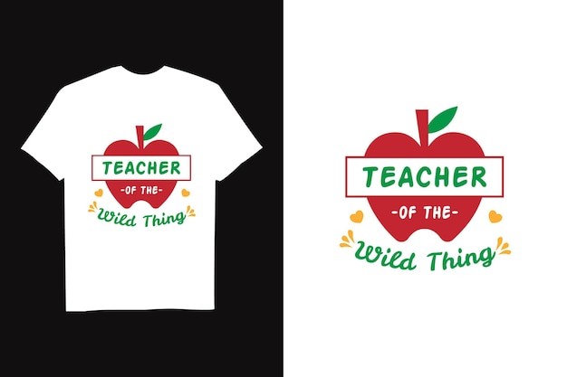 teachers love tshirt design