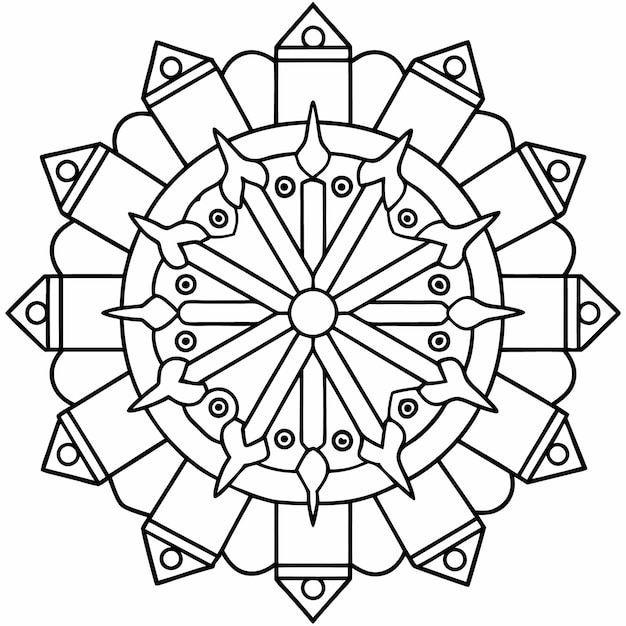 Teaching Mandalas vector Crafting Visual Aids that Inspire and Educate