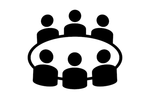 Team business people teamwork icon