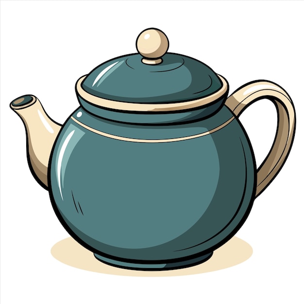 a teapot with a gold lid and a gold lid