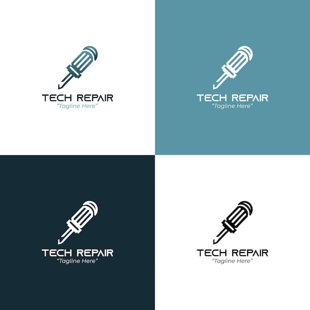 Tech Repair Service Logo