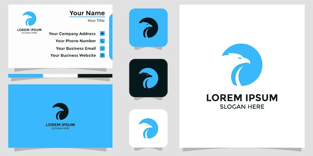 Technology design logo and branding card