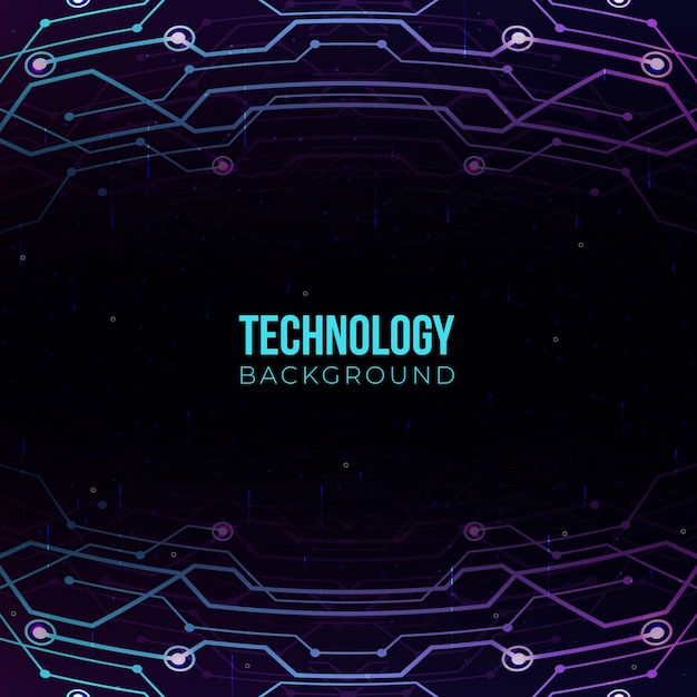 Technology gradient background