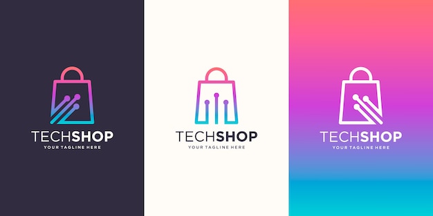 Technology shop Logo designs Template