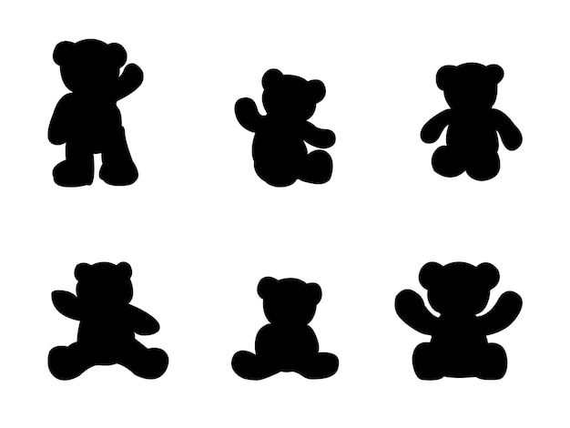 Teddy Bear Silhouette