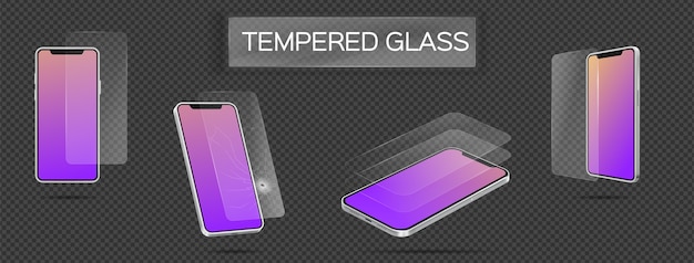 Vector tempered glass collection