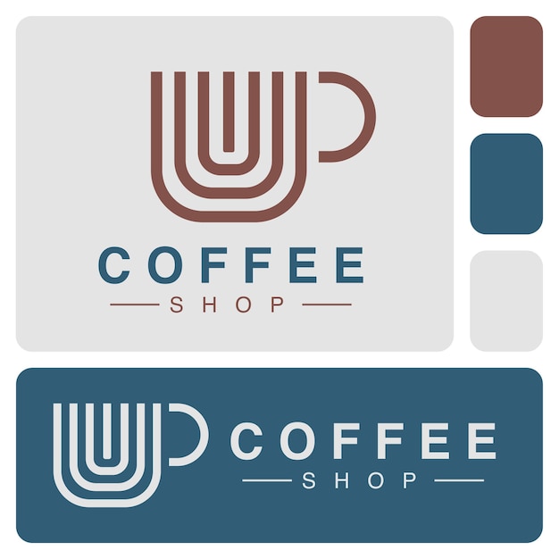 templat logo design elemen logo coffee shop