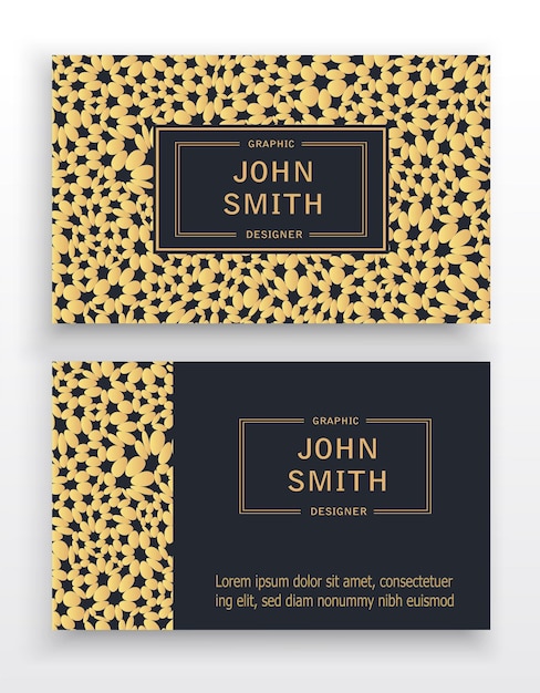 Template business cards