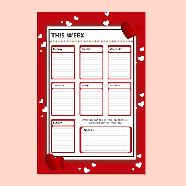 Template daily planner bullet journal planner template to do list planner template vector