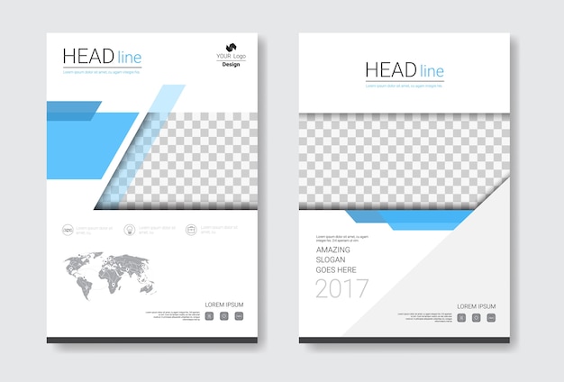 Template Design Brochure Set