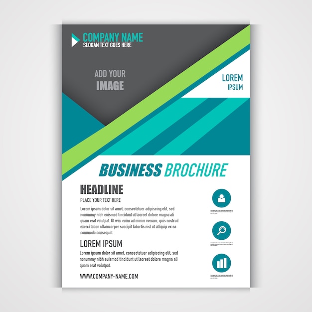 Template Design Of Business Brochure