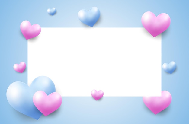 Template Design Valentines Day celebration