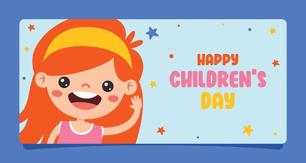 Template For Happy Children's Day