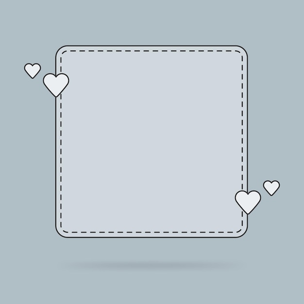 Template for the text bubble quotes, love messages, congratulations. Vector illustration