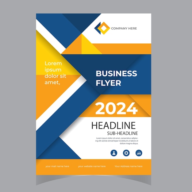 Template vector design for Brochure AnnualReport Magazine Poster Corporate Presentation Portfolio