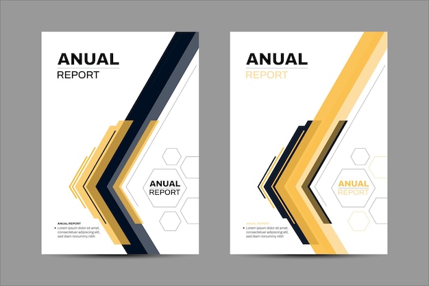 Template vector design for Brochure AnnualReport