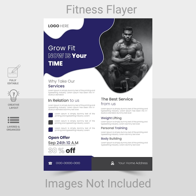 Vector template for a vector layout for a gym or other sporting event