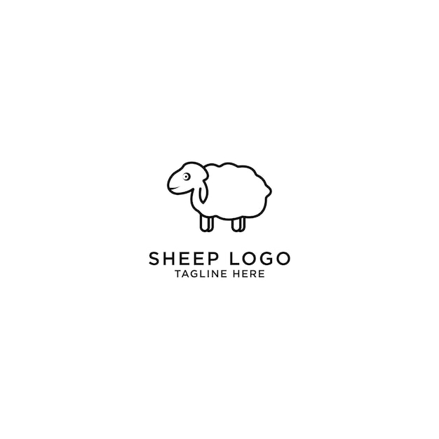 Template Vector sheep logo icon design