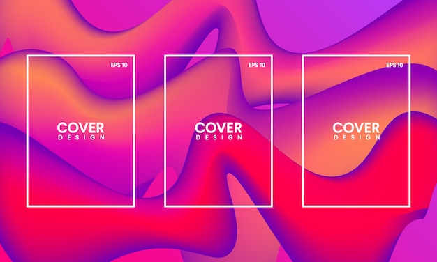 Templates for abstract covers, flyers, banner and posters