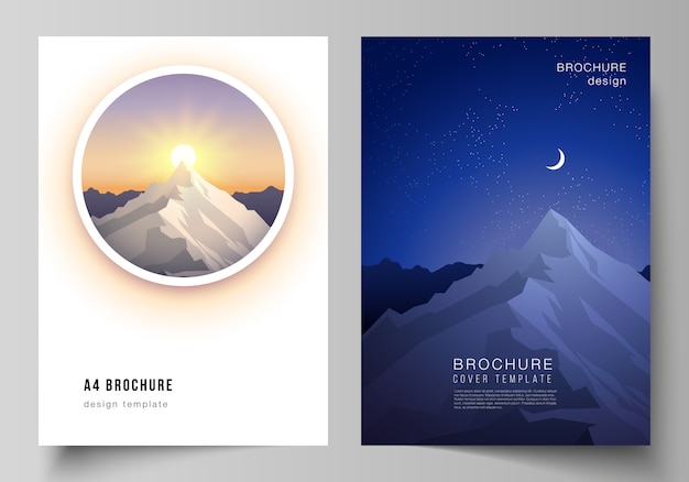 templates for brochure, magazine, flyer, booklet. Travel concept background.