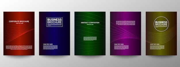 Templates cover minimal for business brochures or poster design.