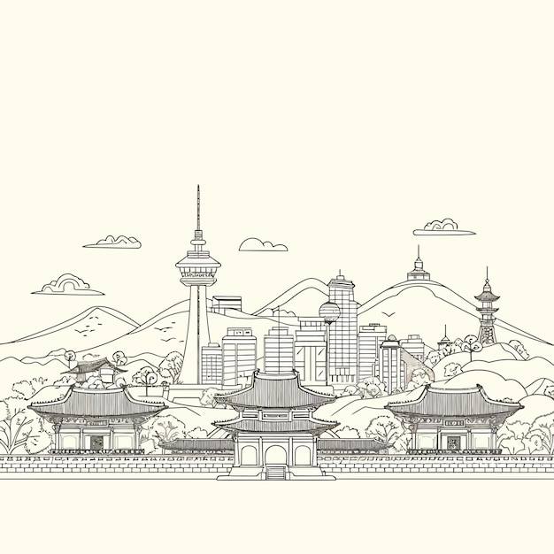 temple_nature_landscape_view_vector_sketch