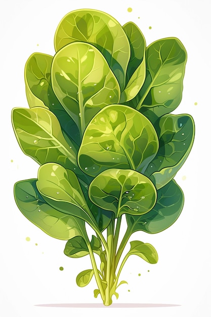 Tender Baby Spinach with Vibrant Leaves