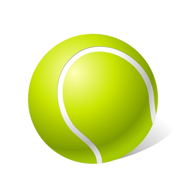 tennis ball isolated