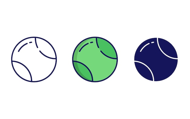 Tennis Ball vector icon