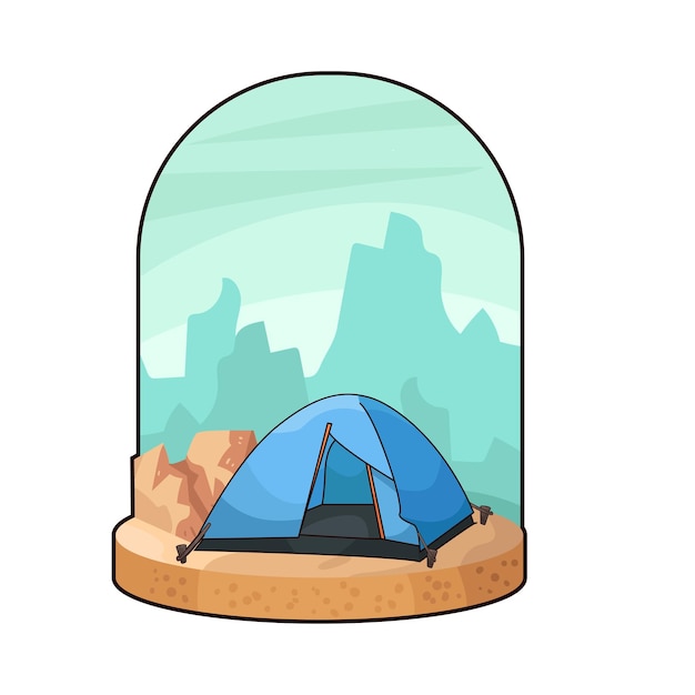 Tent illustration