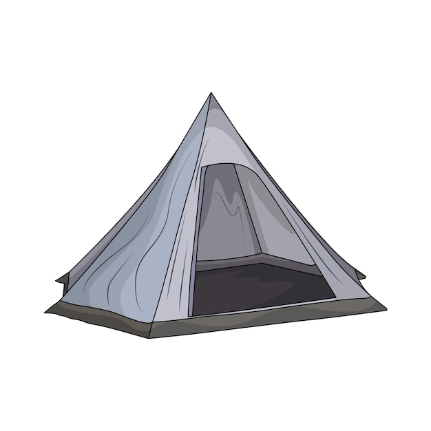 Vector tent illustration