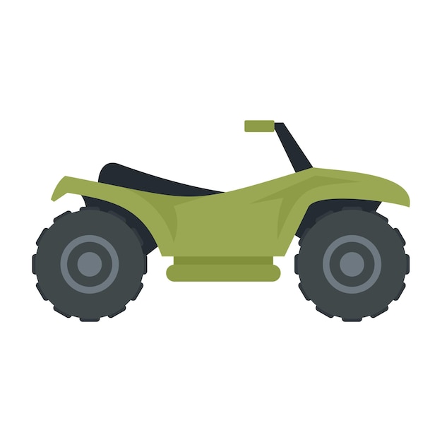 Terrain quad bike icon Flat illustration of terrain quad bike vector icon for web design