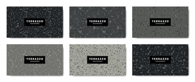 Vector terrazzo floor wallpaper background