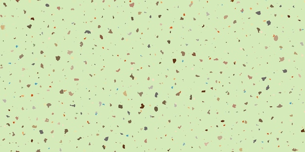 Terrazzo flooring seamless pattern with pieces of granite quartz glass and stone