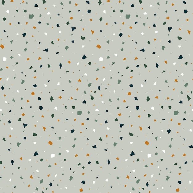 Terrazzo seamless pattern Abstract repeated texture