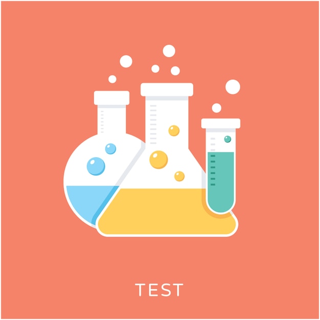 Test Flat Vector Icon