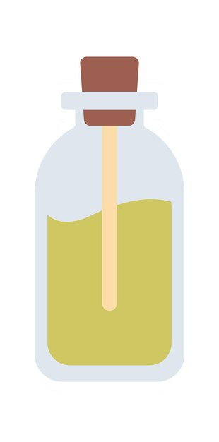 Test tube with liquid icon Vector illustration