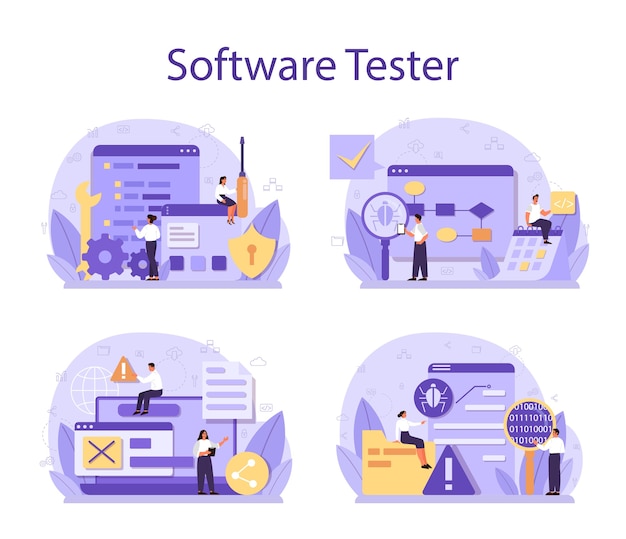 Testing software concept set