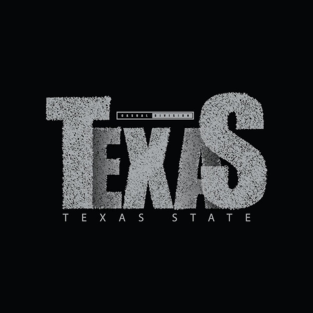 Texas illustration typography. perfect for t shirt design