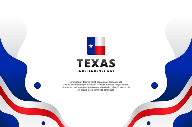 Texas Independence Day Design National Moment