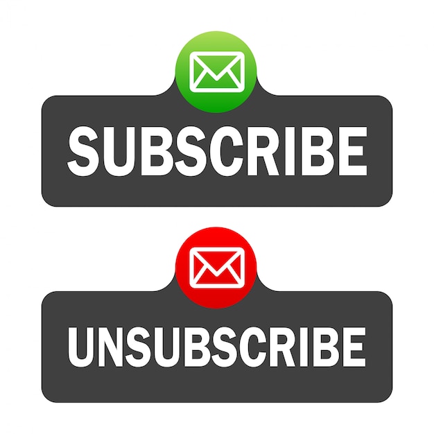 Text Box and Subscribe Button Template with the notification bell icon.