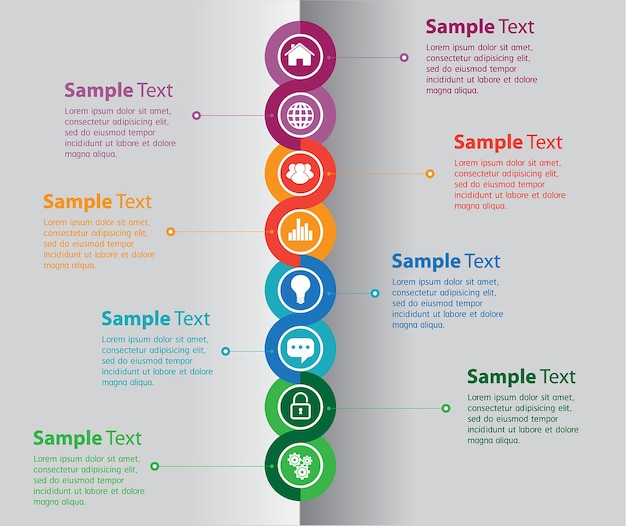 text box template banner Infographic