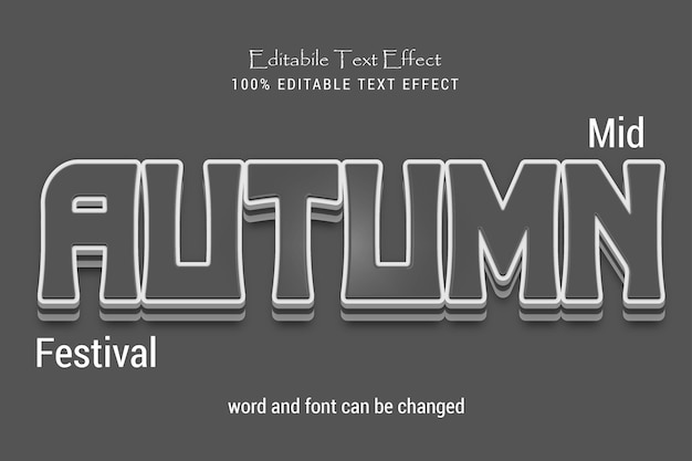 Text effect comic font style editable