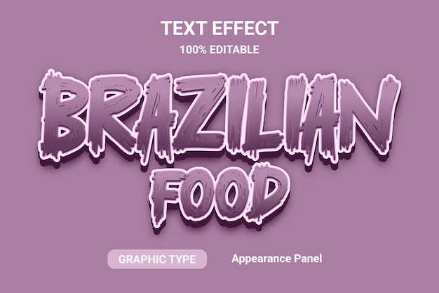 Text effect comic font style vector fully editable EPS file