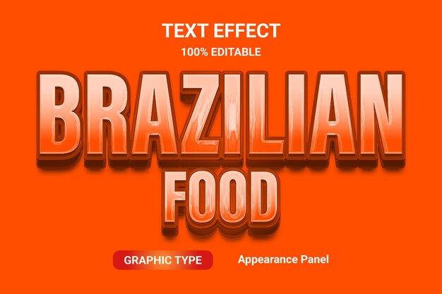 Text effect comic font style vector fully editable EPS file