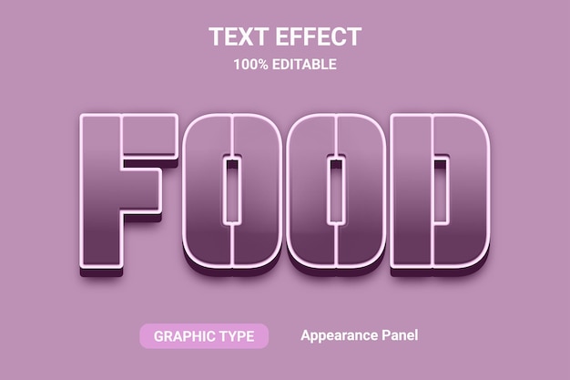 Text effect comic font style vector fully editable EPS file